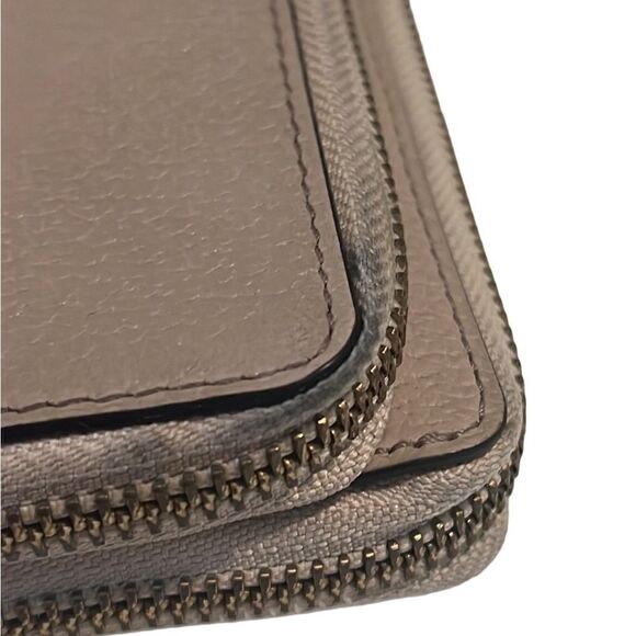 Kate Spade Wellesley Taupe Multiple Slots and Pockets Zip Around Long Wallet - Picture 2 of 13